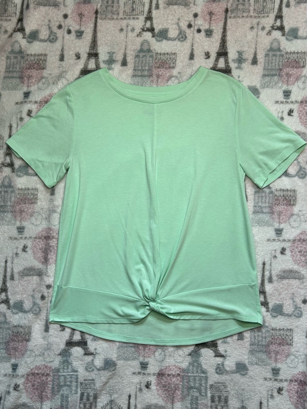 tek gear Mint Knot-Front Short Sleeve Tee